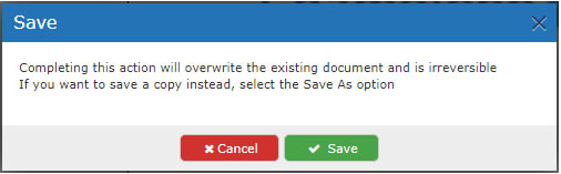 In-browser editor save